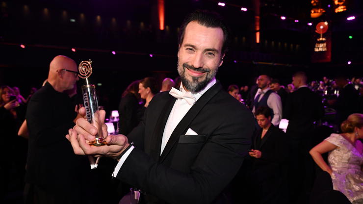 Václav Noid Bárta, který se stal Zlatým Slavíkem. 