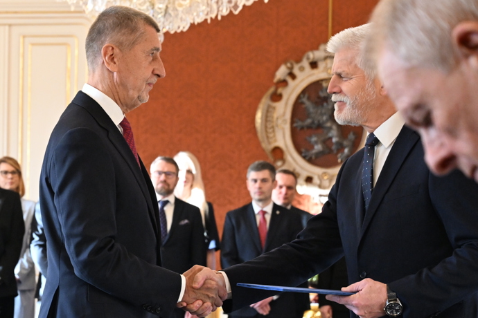 Andrej Babiš byl jemnován premiérem.