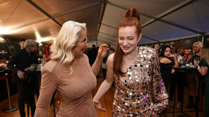 FOTO: Lenka se večer bavila s každým.