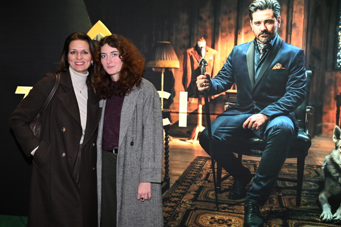 Adéla Gondíková s dcerou na finálovém promítání Zrádců.