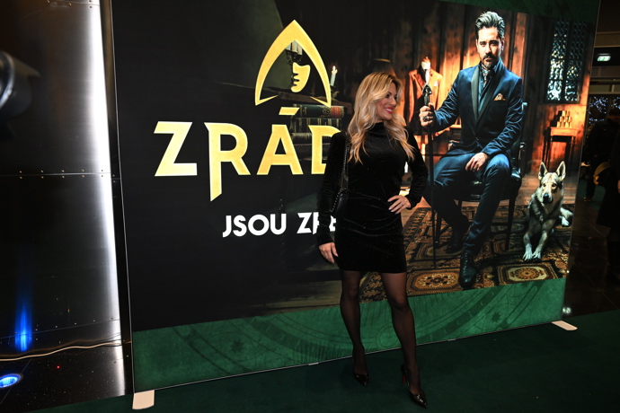 Eva Perkausová v dobré náladě.