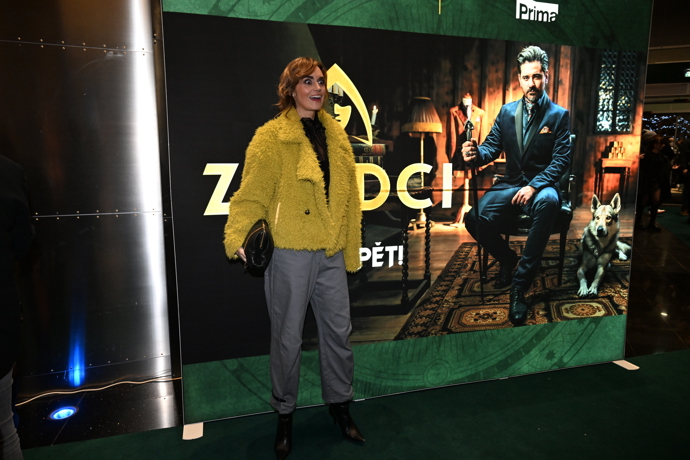 Daniela Brzobohatá vypadala velmi šťastně.