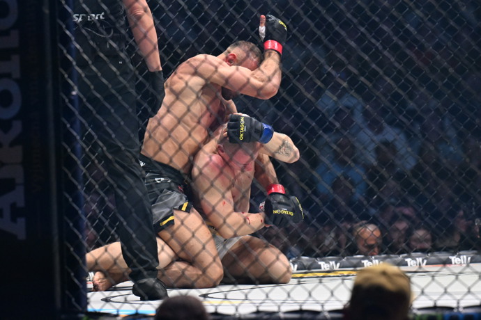 Ondřej Raška svého protivníka po zápase ocenil za odvahu.