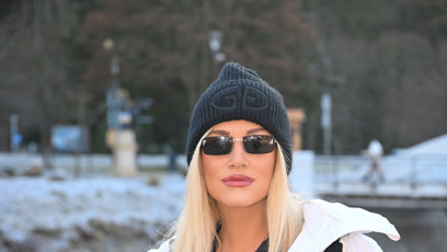 FOTO: Dominika Myslivcová na zahájení sezóny ve Špindlerově Mlýně.