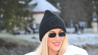 FOTO: Dominika Myslivcová na zahájení sezóny ve Špindlerově Mlýně.