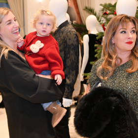 Michaela Říbalová s dcerou Isabellou a herečkou Danou Morávkovou.