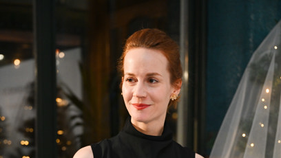 FOTO: Barbora Mudrová zvolila černý elegantní overal.