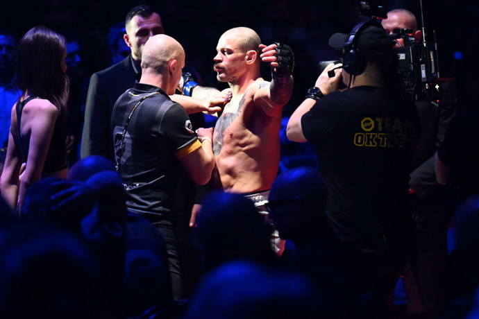 Robert Pukač před zápasem.