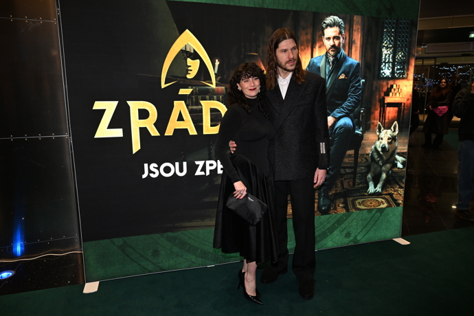 Marcel Procházka na promítání finálové epizody Zrádců.