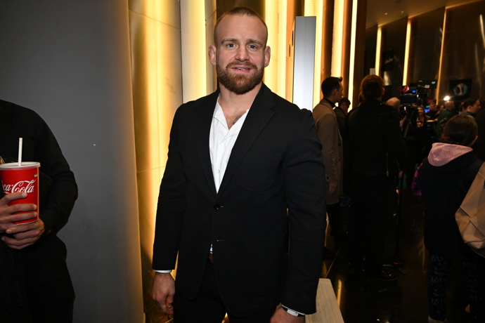 Patrik Kincl se na premiéře dobře bavil.