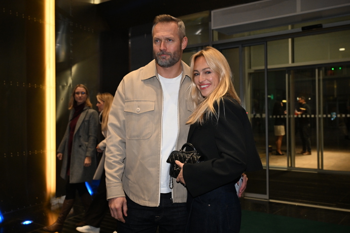 Ondřej Novotný a Renata Langmanová si nenechali ujít finálovou epizodu Zrádců na velkém plátně.