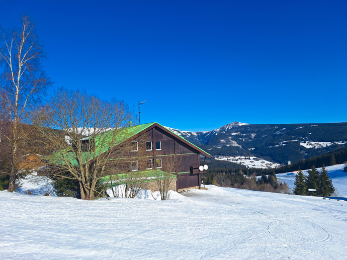 Romantický penzion v Peci pod Sněžkou.
