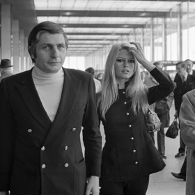 Brigitte Bardot a její bývalý manžel Gunter Sachs. 