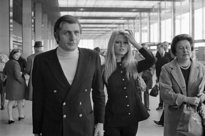 Brigitte Bardot a její bývalý manžel Gunter Sachs. 