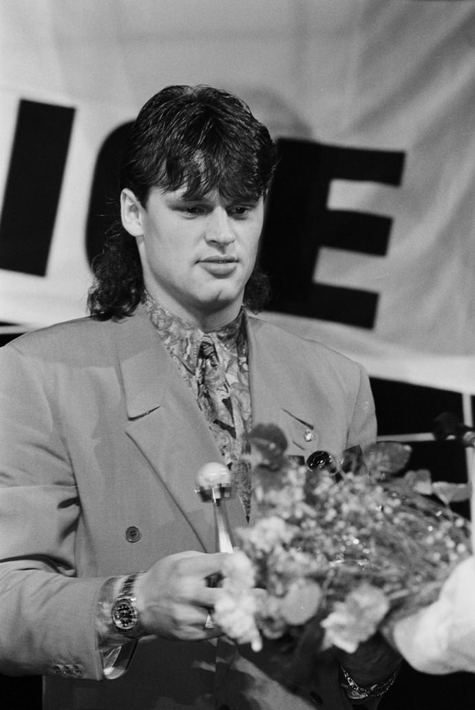 Tomáš Skuhravý na anketě Fotbalista roku.