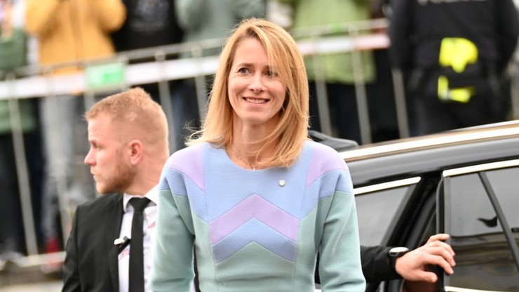 Premiérka Estonska Kaja Kallas.
