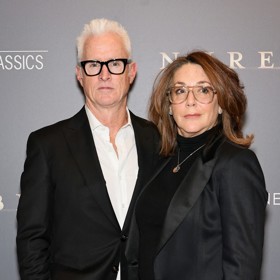 Herečka a filmařka Talia Balsam nechodí do společnosti moc často. Tentokrát udělala výjimku. Na snímku se současným manželem Johnem Slatterym.