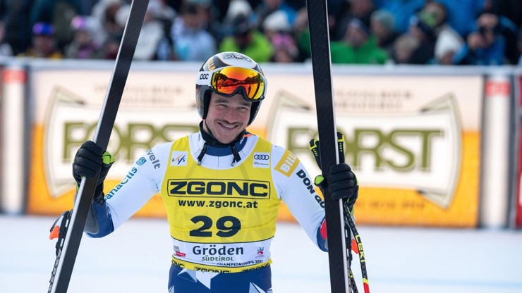 Jan v italské Val Gardeně jako první Čech v historii zvítězil v závodu Světového poháru.