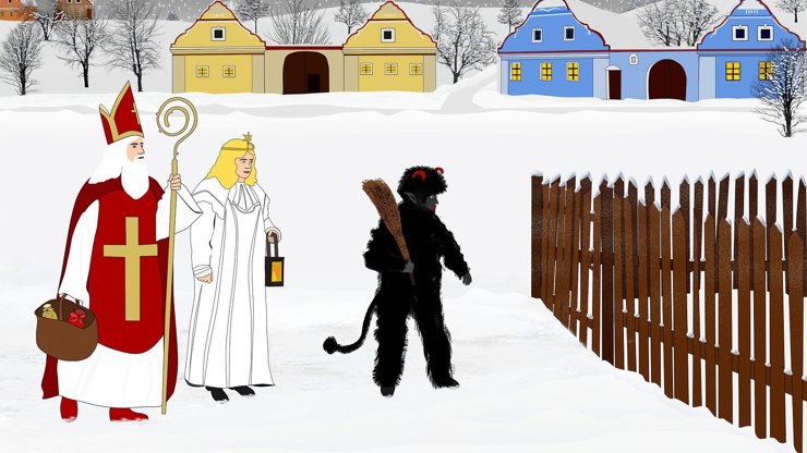 Mikulášská nadílka má dlouhou tradici.