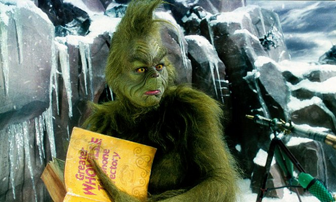 Grinche si měl původně zahrát Eddie Murphy nebo Jack Nicholson.                         