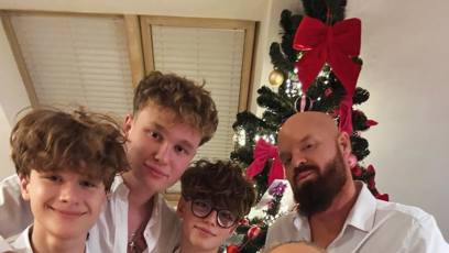 FOTO: Simona Krainová s rodinou.