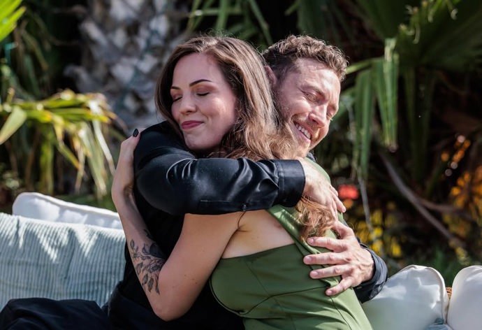 Natálie Krumlovská s Bachelorem Miroslavem Dubovickým.