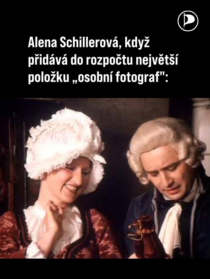 Ani Alenu Schillerovou Piráti nešetřili.