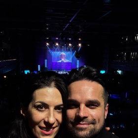 Markéta Pekarová Adamová s manželem Tomášem na koncertu Jiřího Korna.