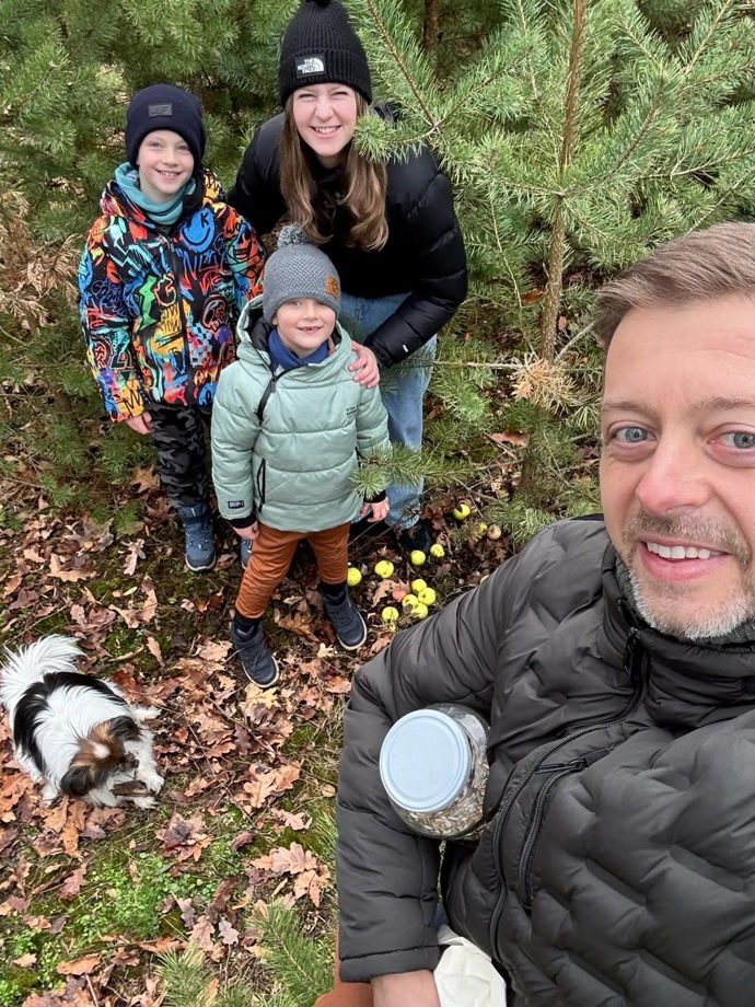 Vít Rakušan s rodinou.