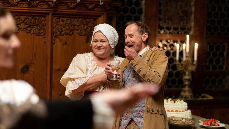 Pavla Tomicová Ondřej Malý v pohádce Princezna a půl království.