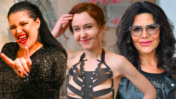 Pohublá Csáková, polonahá Toulová či rozjetá Šenková. Rockový večer plný hvězd 