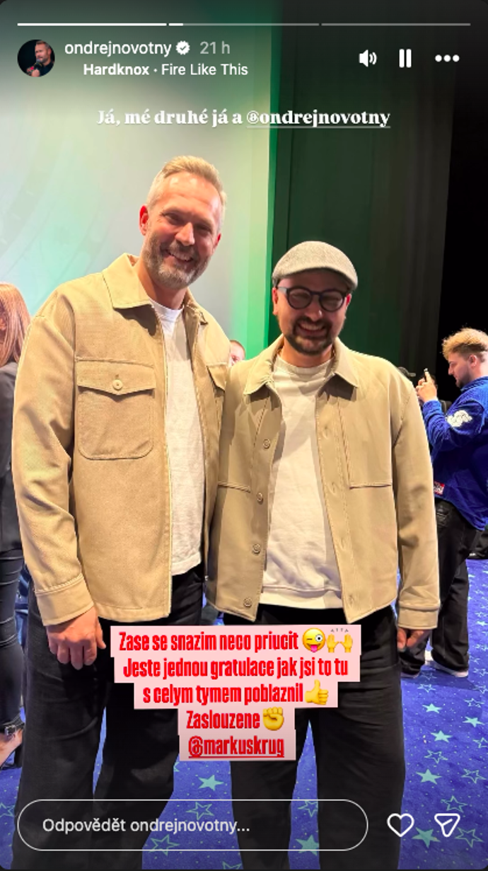 Markus s Ondřejem vypadali jako dvojčata.