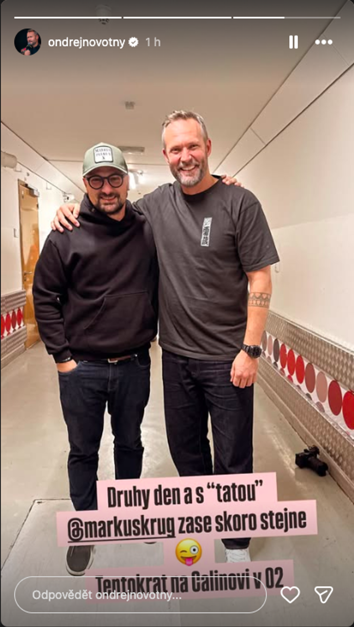 Druhý den se potkali znovu, opět sladěni.