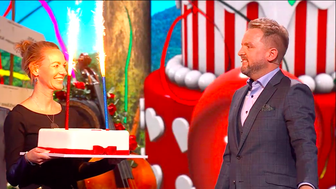 Bouček dostal dort.