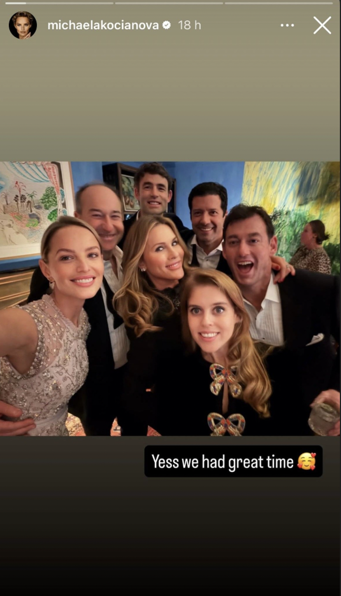 Kociánová se zúčastnila akce, kde byla i princezna Beatrice.