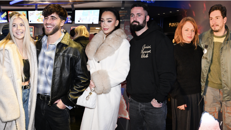 Biasiol poprvé s Dejdarem ve společnosti, zamilovaná dcera Kubelkové či Lu z Love Islandu. Slavné páry na premiéře 