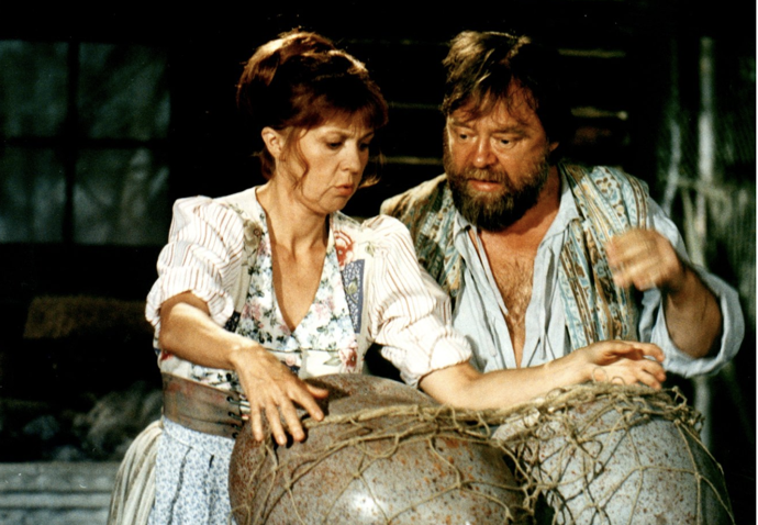 Lenka Termerová a Zdeněk Dušek v pohádce Jak si zasloužit princeznu.