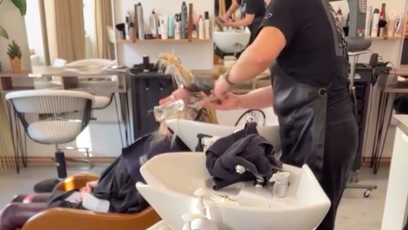 FOTO: Marta si užila péči o vlasy.