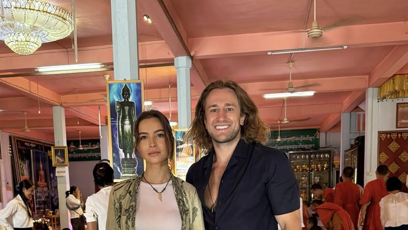 FOTO: Adam Bórik s partnerkou.