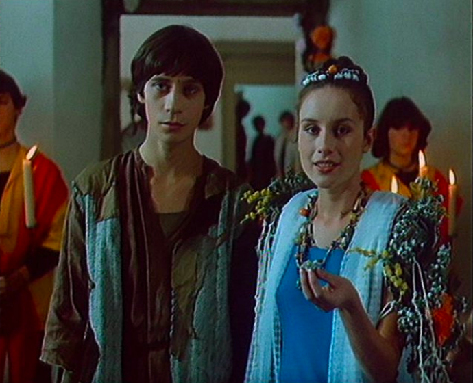 Martina Bezoušková a Pavel Kříž v pohádce O statečném kováři.