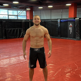 Antonín Beck na tréninku. 