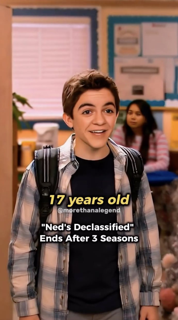 Tylor Chase zářil v seriálu s názvem Ned's Declassified, avšak po třech sezónách skončil.