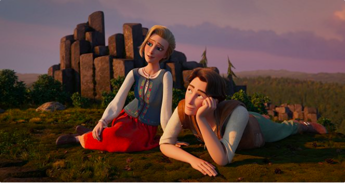 Animovaná verze pohádky Pyšná princezna.