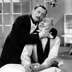 Vlasta Burian v komedii U pokladny stál...