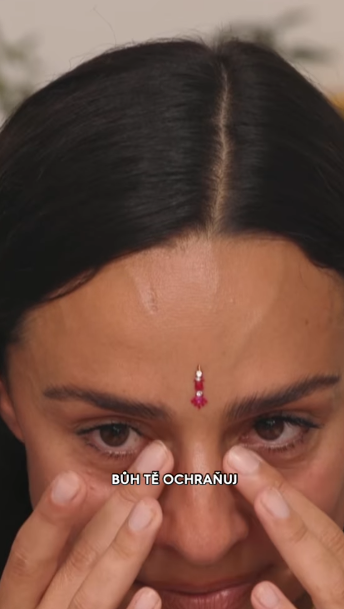 Mirka Pikolová se rozplakala.