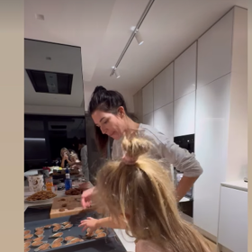 Monika Marešová pekla cukroví s dcerou Alex.