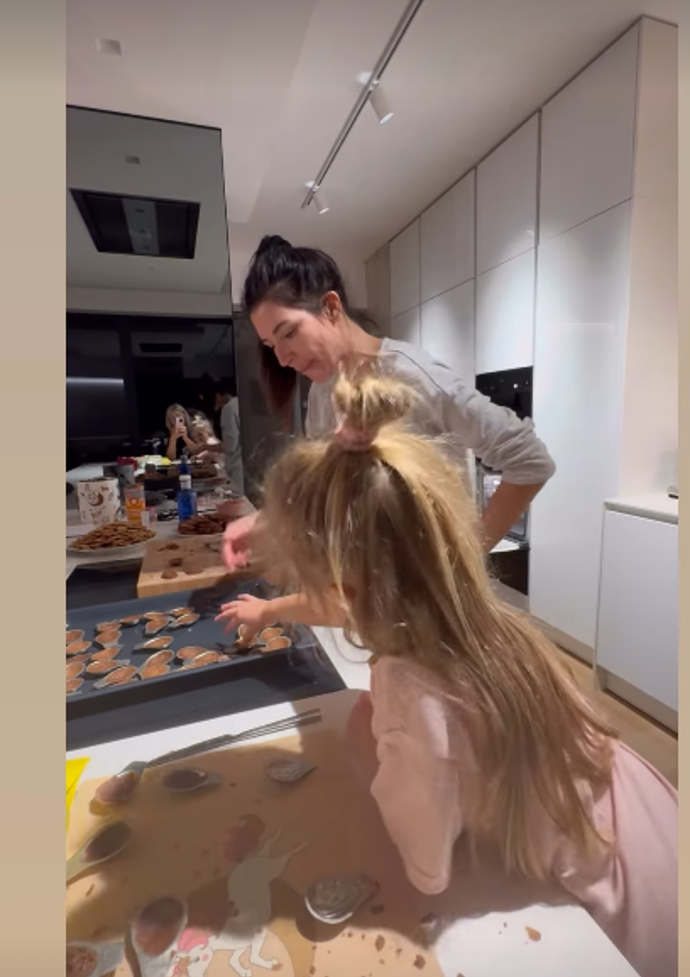 Monika Marešová pekla cukroví s dcerou Alex.