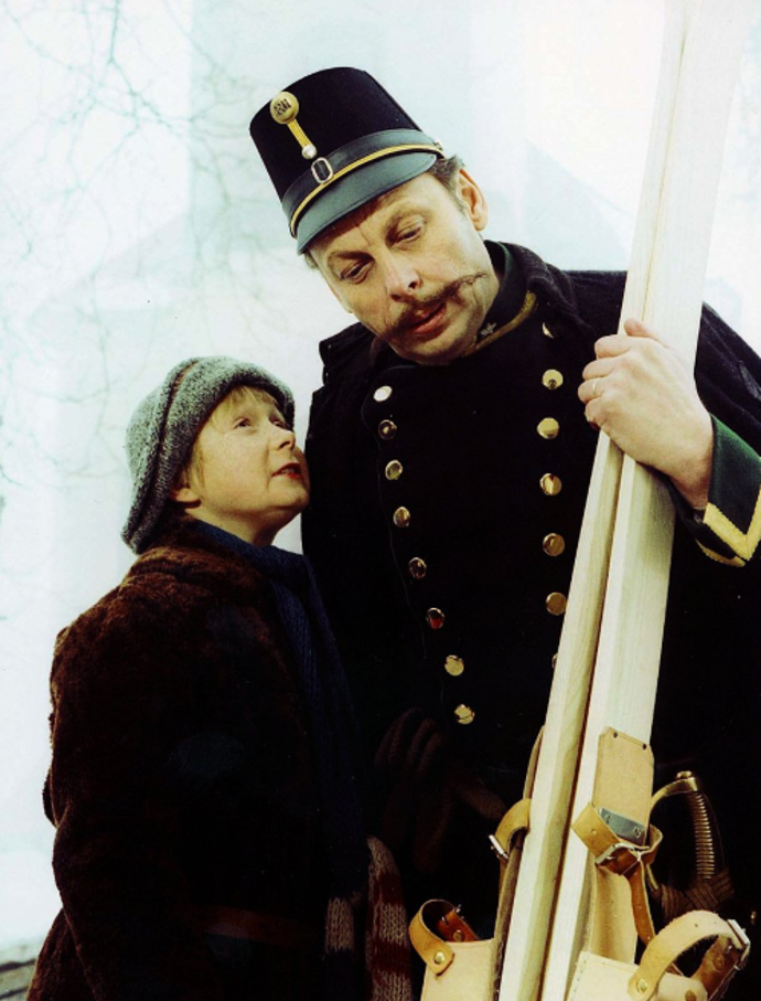 Viktor Král, Jiří Prýmek ve filmu Krakonoš a lyžníci. 