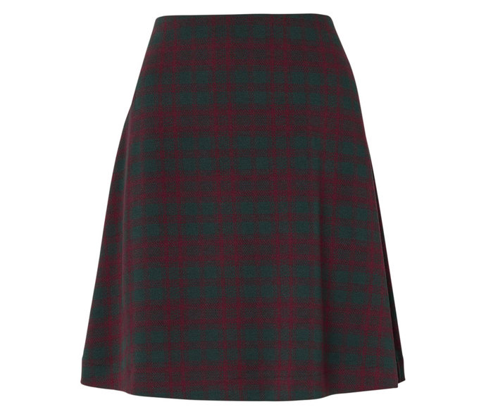 Kostkovaná žakárová sukně, Tchibo, 499 Kč