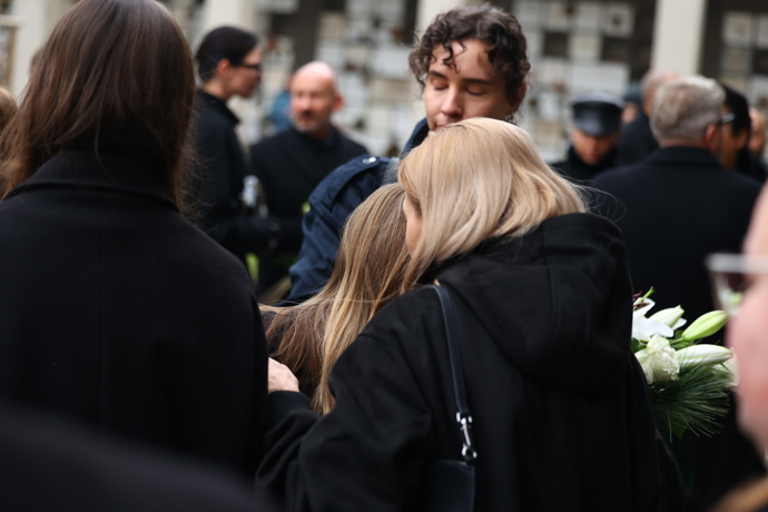 Přátelé a kolegové se přišli naposledy rozloučit s Patrikem Hezuckým.